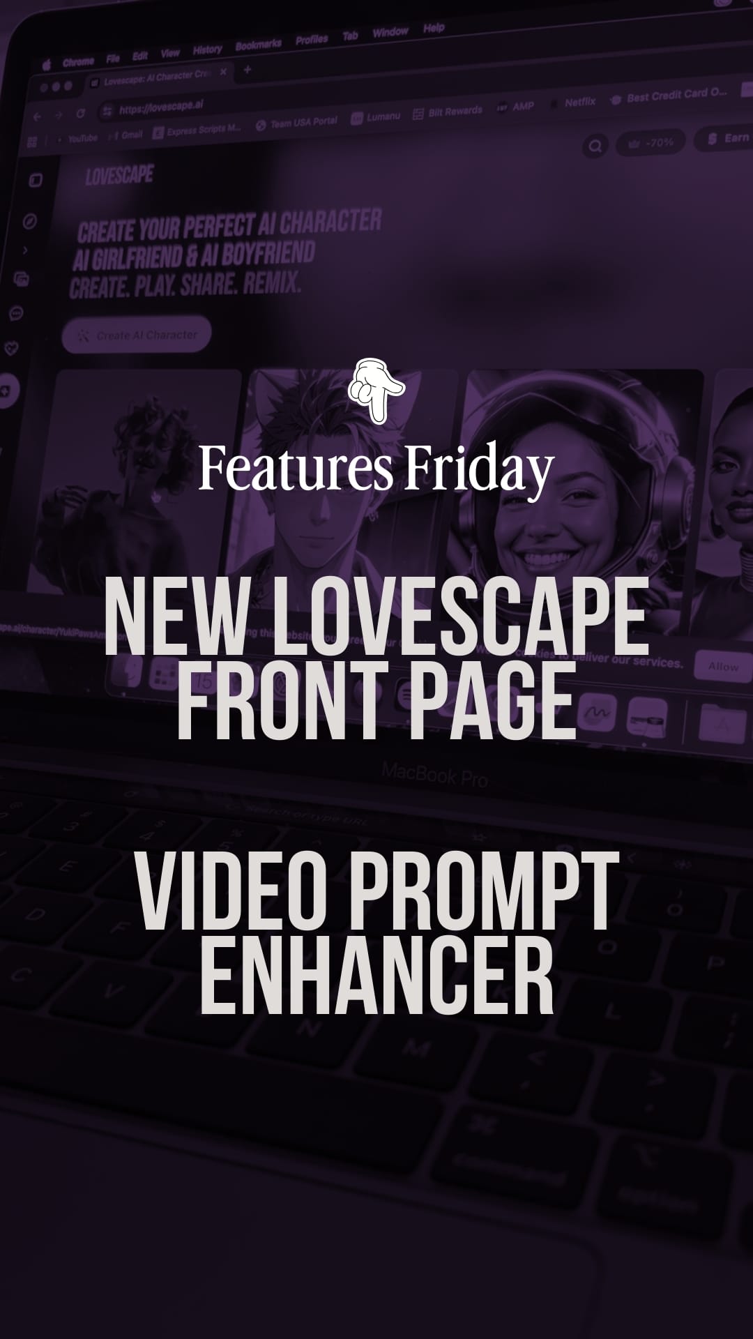Features Friday: Welcome to the New Lovescape
