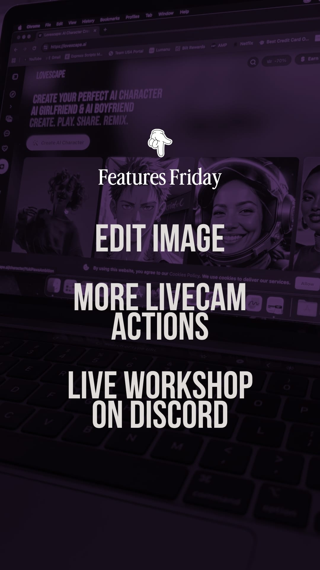 Features Friday: Image Editing and More Livecam Actions Are Live post image