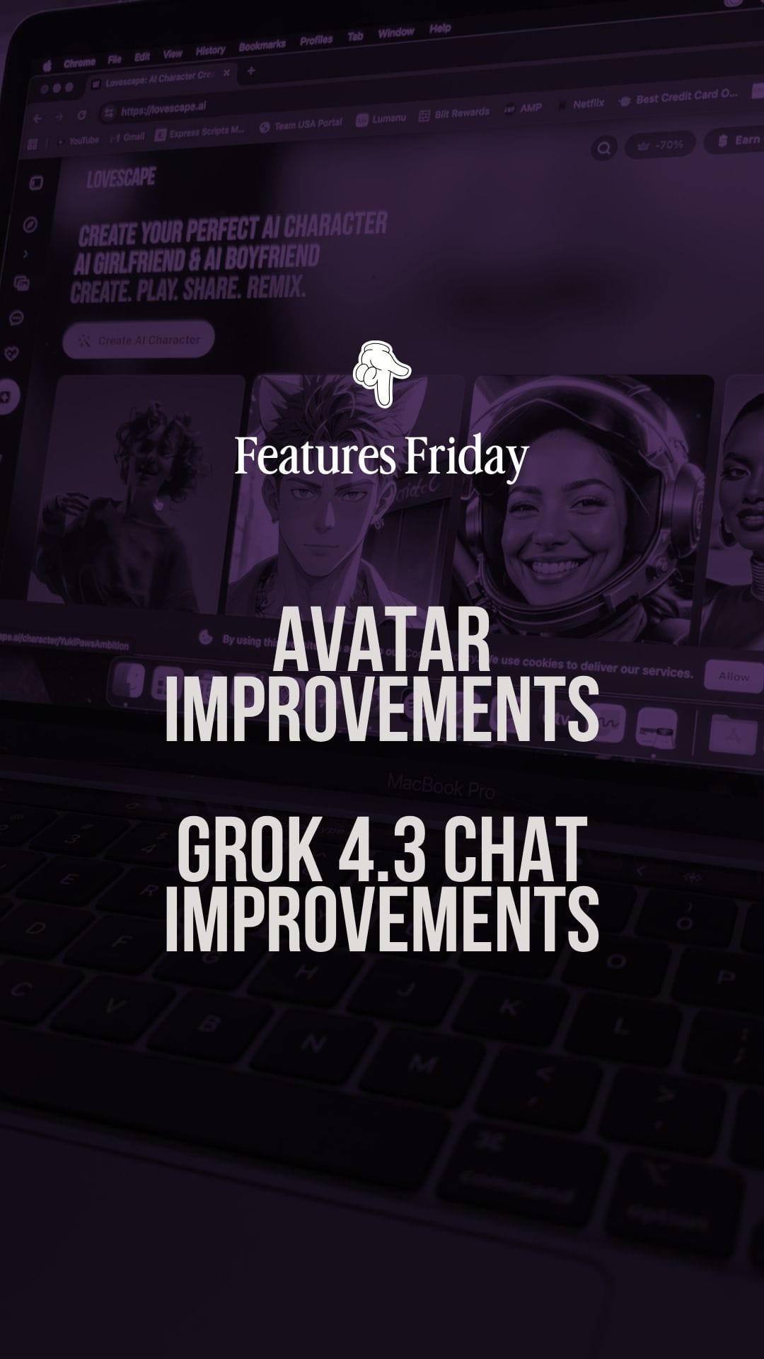 Features Friday: Better-Looking Avatars and Smarter Chats post image