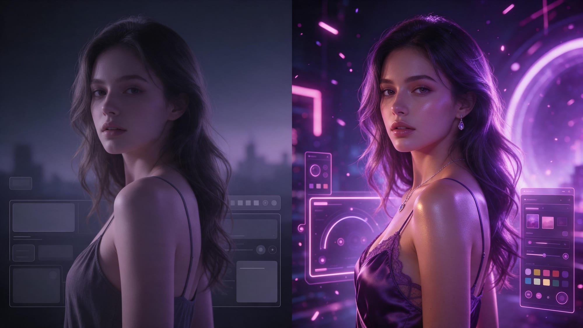 Free vs paid AI porn experience with basic and premium AI characters - Lovescape
