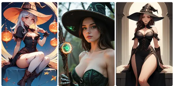 Witch AI character gallery - Lovescape